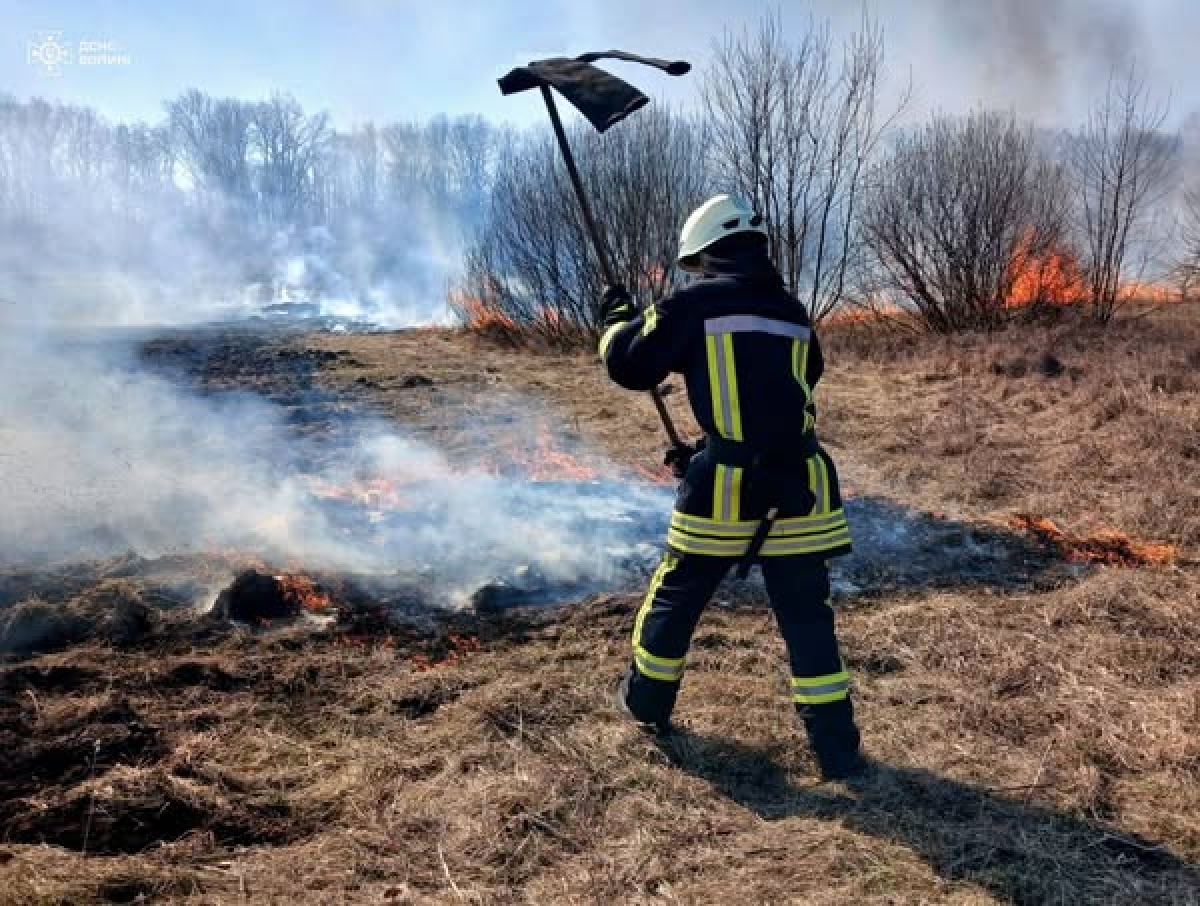 За минулу добу на Волині рятувальники ліквідували понад 20 пожеж (ФОТО)