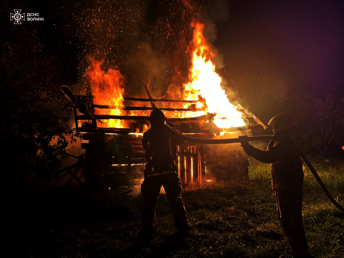 Несправне авто і дитячі витівки з вогнем: деталі пожеж на Волині
